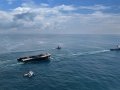 Towing SMART bow to scuttle